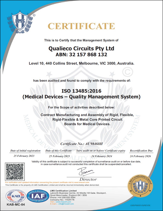 ISO Certificate - Australia